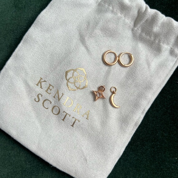 Kendra Scott Charm Hoops - Picture 2 of 3